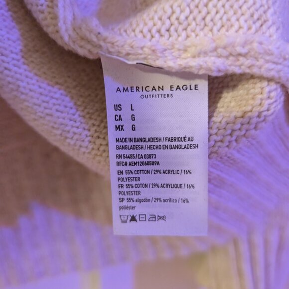 American Eagle Hooded Men's Sweater L - Picture 4 of 4